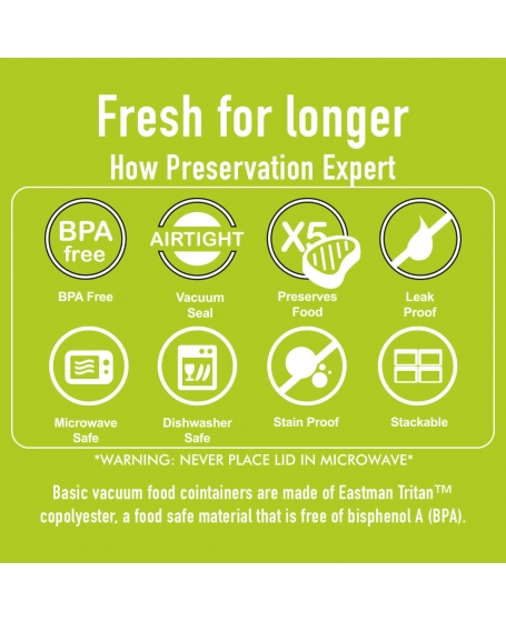 Basic<br/> Vacuum Seal Food Container