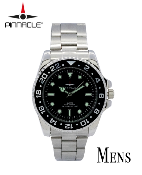 Pinnacle <br/>RO Series Watch <b>Men </b><br/><b>Black 43.5mm</b>