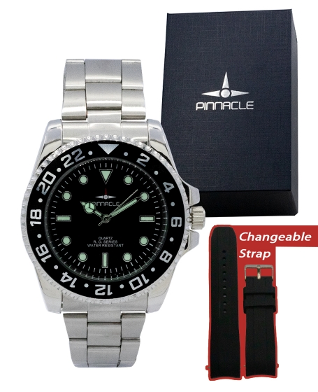 Pinnacle <br/>RO Series Watch <b>Men </b><br/><b>Black 43.5mm</b>