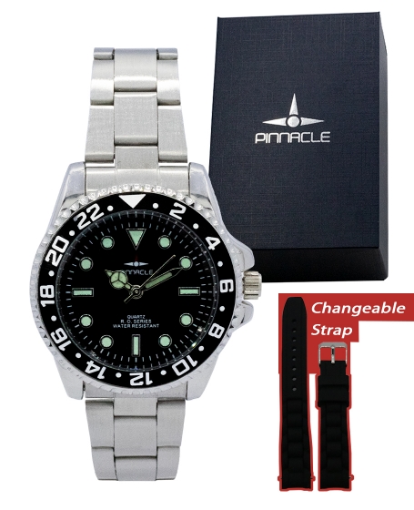 Pinnacle<br/>RO Series Watch<b> Ladies <br/>Black 33mm</b>