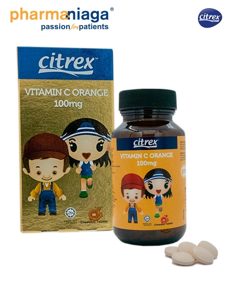 Citrex<br/>Vitamin C <b>Orange<br/>  100mg 90's (05/2023)</b>