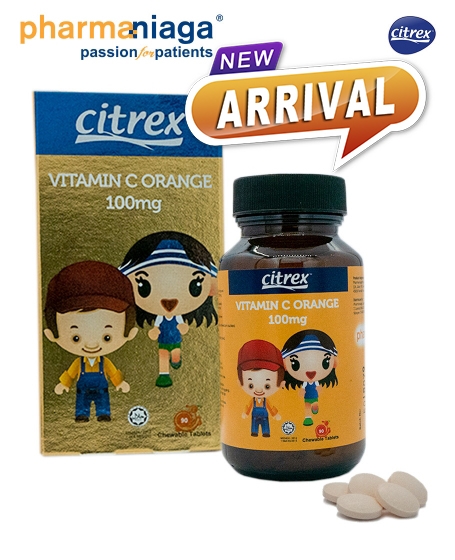 Citrex<br/>Vitamin C <b>Orange<br/>  100mg 90's (05/2023)</b>