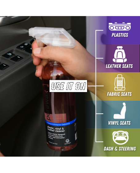 PureWax <br/><b>Plastic, Vinyl & Leather Cleaner</b> <br/>(474ml)