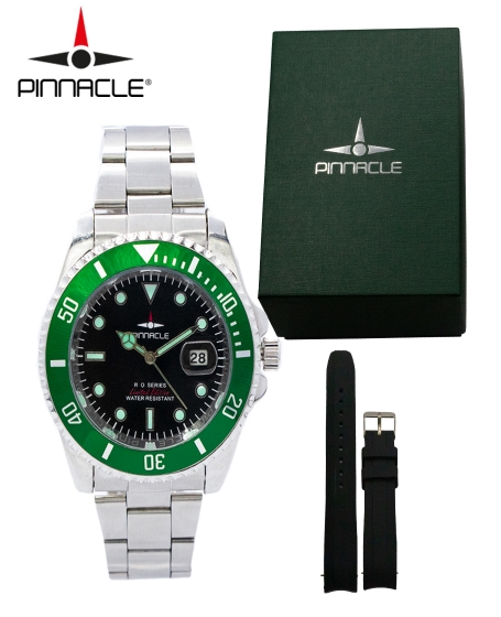 Pinnacle <br/>RO Series Watch with Calendar Limited Edition Ladies <br/> <b>Green 36mm</b>