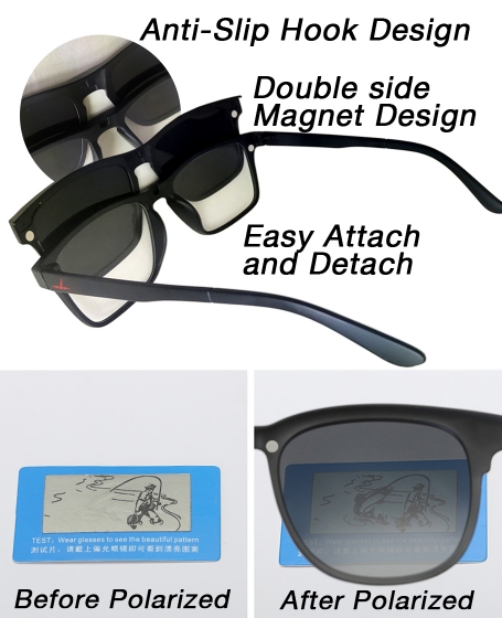 Pinnacle <br/> Interchangeable Polarized <br/>5 in 1 Sunglasses <b>Bronze</b>